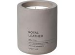Blomus Fraga Candela Profumata Royal Leather, Candela Profumata, Candela, Cemento, Satellite, 11 Cm, 65951