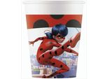 Bicchiere Di Carta Miraculous Ladybug 200Ml 8 Pezzi
