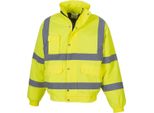 Yoko HVP211 | Hivis Fluo Bomber Jacket - Giacca Di Sicurezza - Colore: Giallo Fluo - Taglia: 4XL
