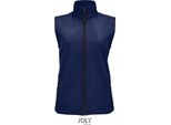 Sols 02888 | Damen Race Bodywarmer Donna Softshell - Idrorepellente - Colore: French Navy - Taglia: L