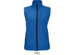 Sols 02888 | Damen Race Bodywarmer Donna Softshell - Idrorepellente - Colore: Royal Blue - Taglia: M