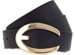 Vanzetti Pelle Cintura 30Mm Leather Belt W95 Black Nero