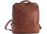 Harold's Pelle Zaino Per Laptop Zaino Con Scomparto Per Laptop Submarine Notebook Backpack Cognac Marrone