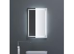 Doporro Specchio Bagno Led 40X60 Cm Rettangolare Retroilluminato Con Interruttore Tattile, Dimmerabile 3 Colori, Antifog, Memoria, Vetro Temperato Hd - Spiegel02