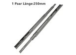 Vingo 1 Coppia (2 Pezzi) Di Guide Ad Estrazione Totale Per Cassetti Da 250 Mm Sistema Di Chiusura Automatica Guida Telescopica A Sfere Portata 35 Kg