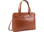 Leonhard Heyden Pelle Cartella Borsa A Tracolla Con Scomparto Per Laptop Cambridge Briefcase 1 Compartment Cognac Marrone