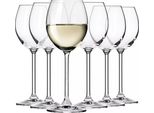 Krosno Venezia, Set Di 6 Bicchieri Da Vino Bianco, 280 Ml