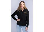 Giacca Donna Con Cappuccio E Zip Zennor Nero/Oro Xxl Lonsdale