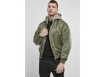 Brandit - MA1 Bomber Giacca Con Cappuccio Oliva - 7XL