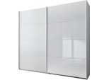 Armadio Ad Ante Scorrevoli Ernesto Armadio 225 Cm Bianco Vetro Bianco (18292)