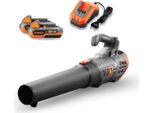 Soffiatore A Batteria 20V FX-E1LB20 Fuxtec - Con 2Xbatterie 2Ah E Caricabatterie
