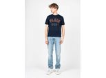 Plein Sport T-Shirt Da Uomo In Tessuto Blu SF9608 - Taglia: L