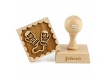 Guanti Per Timbri Folkroll, 55X55 Mm, Timbro Per Biscotti, Timbro Per Biscotti, Timbro, Motivo, Legno Di Faggio, 334836