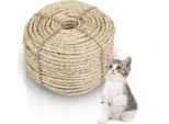 Jiubiaz Sisal Corda Corde Guinzaglio Tiragraffi Corda Naturale Gatto Scala Tiragraffi Varie Lunghezze Lunghezze 10000*0.8CM