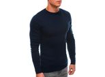 Deoti Maglione Classico Da Uomo Mellisan Blu Scuro L