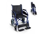 Sedia A Rotelle Mobiclinic Carrozina Pieghevole Freno Di Stazionamento Altezza Seduta 45 Cm Pedane Estraibili Pieghevoli Nero Maestranza