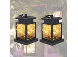 2 Pezzi Luci Solari Appese All'aperto Luci Solari Decorative Da Giardino Per Albero All'aperto Patio