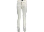 Gant Pantaloni Donna Tessile Bianco SF3028 - Taglia: 32 L34