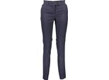 Gant Pantaloni Da Donna In Tessuto Blu SF5698 - Taglia: 34 L32