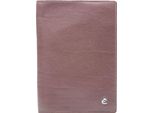 Esquire Caso Di Identificazione Toscana Passport Case Coffee Marrone Scuro