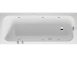 Baignoire BalnéO Duravit Quatego, Version à Encastrer, Simple Dos, BâTi-Support, Garniture De Vidage Et De Trop-Plein, SystèMe Jet, 1700X700Mm, 760611000JS1000, 760611000JS1000