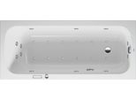 Baignoire BalnéO Duravit Quatego, Version à Encastrer, Simple Dos, BâTi-Support, Garniture De Vidage Et De Trop-Plein, SystèMe Combi E, 1600X700Mm, 760610000CE1000, 760610000CE1000
