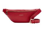 Lazarotti Pelle Marsupio Borsa A Tracolla Bologna Leather Belt Bag Red Rosso