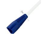 Logilink Professional MP0059 Manicotto Di Protezione Da Piegatura Logilink Per Spine RJ45, Accorciabile, Blu