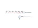 Cavo Di Prolunga Solight, 6 Prese, Bianco, 3 M
