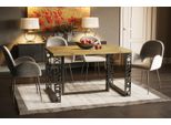 Tavolo Da Pranzo Endo-Moebel Ewerest Fino A 130 Cm - 310 Cm Tavolo Da Cucina Allungabile Con Guide In Metallo (Rovere Artisan)