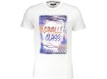 Cavalli Class Logo T-Shirt Manica Corta Girocollo Bianco : Taglia - 2XL Taglia: 2XL