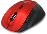 Mouse Ottico Wireless Bluetooth Titanum 6D Fornax Rosso