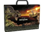 Cartella A4 4,5 Cm Dinosauri Con Maniglia Derform