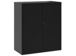 Vidaxl Armadio Per Archiviazione Nero 79X40X90 Cm Acciaio