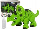 Dinosauro Interattivo Triceratopo Vapore Acqua Suono Verde