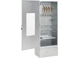Vidaxl Forno Per Affumicatura Con Trucioli Di Legno 44,5X29X110 Cm Acciaio Zincato
