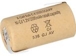Batteria Xcell Sub-C 1,2 V 2000 Mah 2000SCK Z - Terminale A Saldare Rivestimento In Cartone Nicd