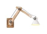 Vidaxl Lampada Da Parete In Stile Industriale Bianca Rotonda E27