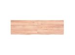 Piano Del Tavolo Marrone Chiaro 180X50X(2-6)Cm In Legno Massiccio Trattato Con Rovere