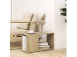 Vidaxl Mobile Tv Rovere Sonoma 60X24X32 Cm Materiale A Base Di Legno