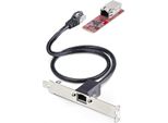 Startech.Com Scheda Di Rete A 1 Porta 2,5Gbe 2280 M2, NBASE-T Pcie Ethernet, Intel I225-V, Nic Multi-Gigabit (2,5G/1G/100M/10M), Chiave M.2 B+M, Scheda Di Rete 2,5 Gbit/Scheda Lan 2.2