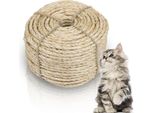 Tolletour Sisal Corda Corda Guinzaglio Tiragraffi Corda Naturale Gatto Scala Tiragraffi Varie Lunghezze Lunghezze 3000*0.8CM