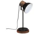 Vidaxl Lampada Da Tavolo 25 W Nero 17X17X50 Cm E27