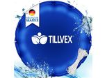 Tillvex® Cuscino Per Piscina Invernale Xxl 400Cm Rotondo Blu | Cuscino D'aria Incl. Kit Di Riparazione | Cuscino Invernale Con Valvola Di Sicurezza | Cuscino Per Piscina Cuscino Di Copertura Per Piscina Doppia Cucitura