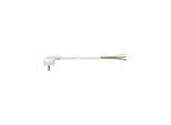 Cavo Con Spina Schuko 1,5M 3X1,5Mm 4,8Mm 16A 250V T/Tl Bianco. Solera 7000/1,5