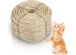 Yakimz Sisal Corda Corde Guinzaglio Graffiatoio Corda Naturale Gatto Scala Tiragraffi Varie Lunghezze Lunghezze 6000X0.8Cm