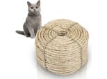 Tolletour Corda Sisal Corda Guinzaglio Tiragraffi Corda Naturale Gatto Scala Tiragraffi Varie Lunghezze Lunghezze 3000X0,8Cm