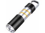 Inf Mini Torcia Led Laser Bianca In Lega Di Alluminio Ricaricabile Zoomabile