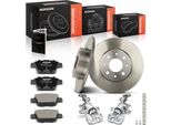 Frankberg 2X Pinze Freno + 2X Dischi Freno + 4X Pastiglie Freno Posteriori Per Alfa Romeo Mito 955 1.3L 1.4L 1.6L