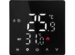 Inf Termostato Smart Wifi Per Riscaldamento Acqua - Controllo App E Vocale Nero